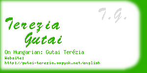 terezia gutai business card